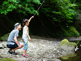 川釣り